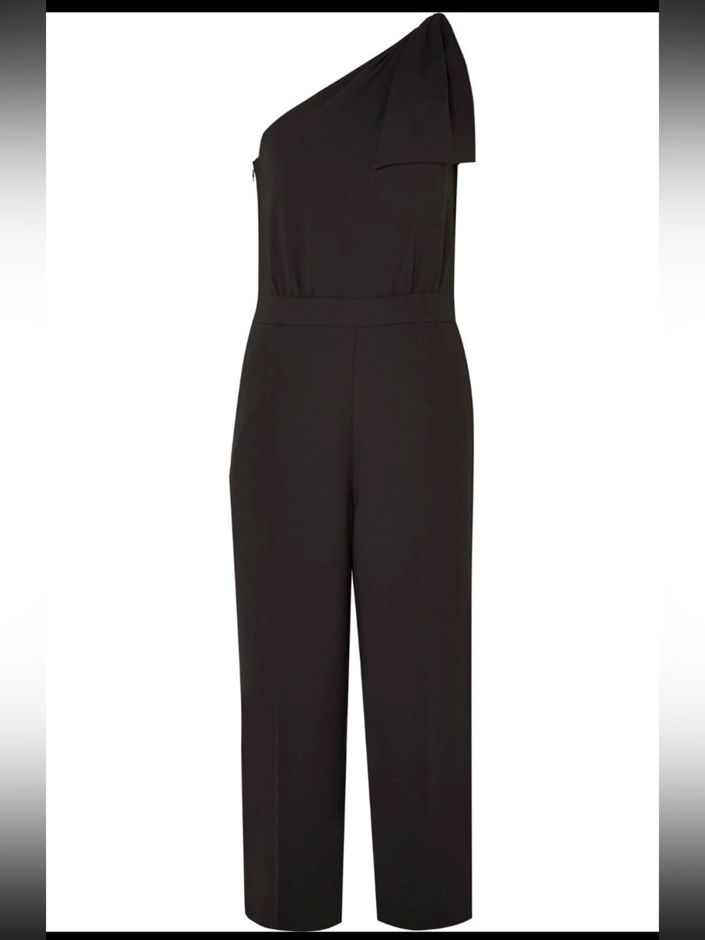 J. Crew Black One-Shoulder Jumpsuit In Black - Picture 4 of 9